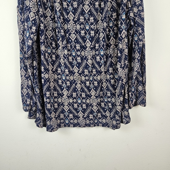 LUCKY BRAND Size 2X Long Sleeved top Blouse - Picture 2 of 7